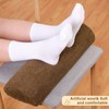 Sintuff Recliner Leg Rest Cushion Sofa Footrest Pillow with Cover