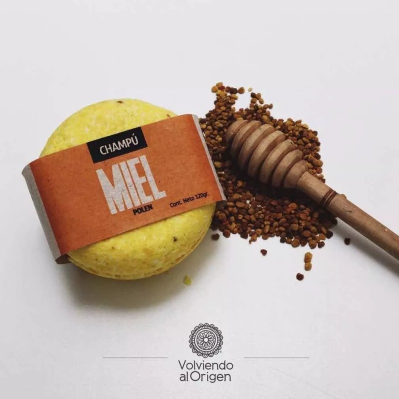 Volviendo al Origen Champu Solido Miel-polen 120 G Volviendo Al
