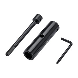 RADECKAL Compact Pocket Skate Tool- T Tool All in One Skate Tool for Skateboards, Longboards, Mini Skateboards, and Cruisers- Collapses to a Compact Size to Fit in Your Pocket (Black)