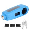 Motorcycle Handlebar Grip Lock AntiTheft Protection Fit for EScooter ATV