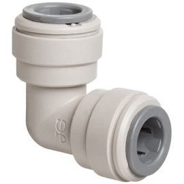 IPW Industries Inc. | John Guest Union Quick Connect 90° Elbow Fitting (PM0308S) - Durable 5/16" OD Acetal Tube Connector for Reverse Osmosis Systems