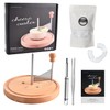 ShinianYa Girolle Cheese Curler Beech Wood-Stainless Steel - Best for