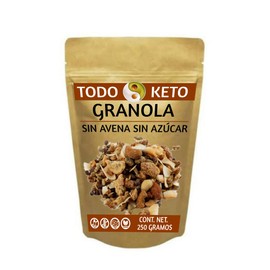 Granola Keto sin Azúcar sin Avena sin Gluten