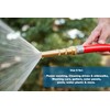 2-Pack 3-in-1 Multi-Purpose 5-inch Brass Twist Garden Hose Nozzle with