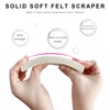 MUQIDA 2PCS Wool Felt Squeegee Window Tint Tools, Soft Scratch
