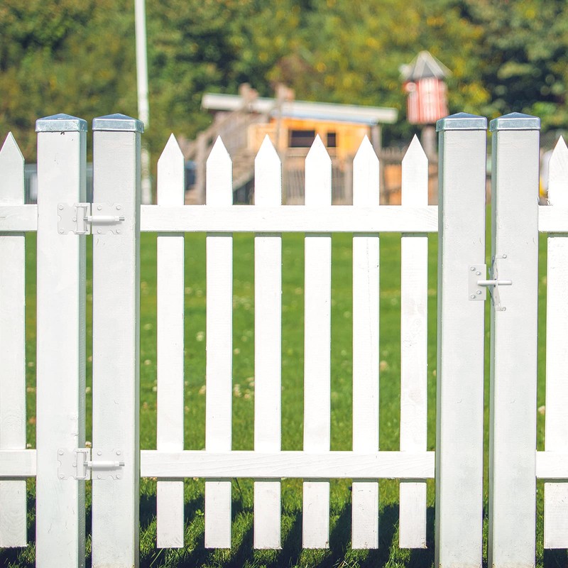 Bordersmover Self-Closing Gate Hinges, Heavy Duty for Vinyl/Wood/Metal Fence, Pack
