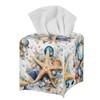 Pzuqiu Starfish Seashell Tissue Box Cover Facial Tissue Holder Case