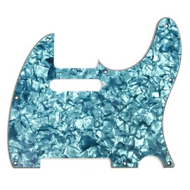 D'Andrea Pro Tele Guitar Pickguard, Aqua Pearl
