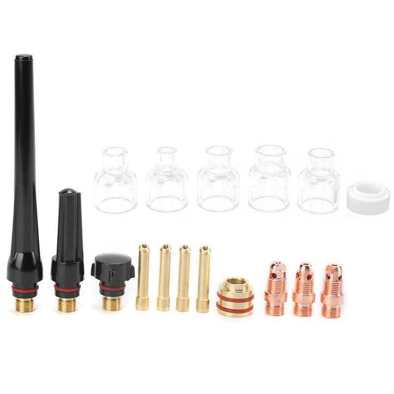 Welding Torch Accessories Kit Glass Cup Nozzle Welder Consumables for