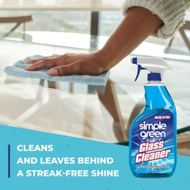 SIMPLE GREEN Ready-To-Use Glass Cleaner, 32 oz., Blue