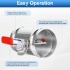 TOP-VIGOR 5 Inch HVAC Duct Manual Volume Backdraft Damper, Full