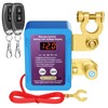 Smart Battery Kill Switch for Car with Led Voltage Display,Remote