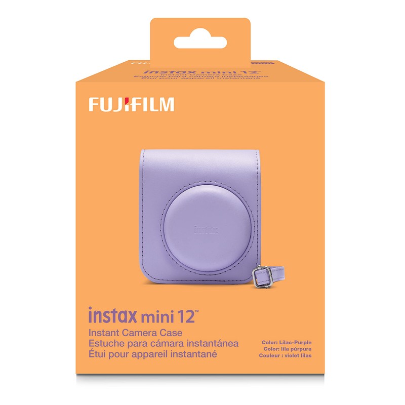 Instax Mini 12 - Funda para cámara, color lila morado