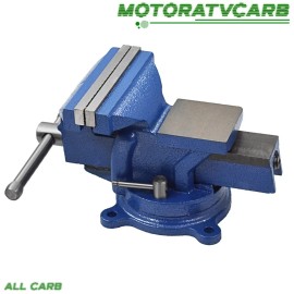 ALL-CARB 6" Mechanic Bench Vise Table Top Clamp Press Locking Swivel Base Heavy