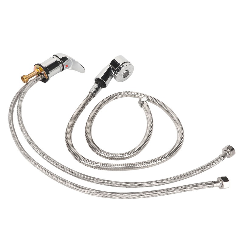 Shampoo Bed Faucet Kit Ceramic Valve Good Sealing Hot Cold