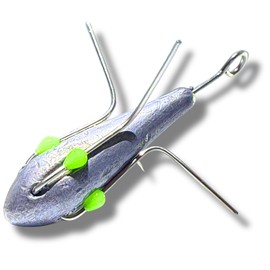 036° Fishing Weight, Root Shape, Prevents Root Hooking, Resistant to Drift, Tide-Resistant Sinker for Sea Fishing, Breakwater, Rock Fishing (No. 25)