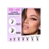 Kit De Extensión De Pestañas 280 Grupos De Pestaña 30d+40d