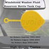 Amavoler 86615AA060 Windshield Washer Fluid Reservoir Bottle Tank Cap Yellow