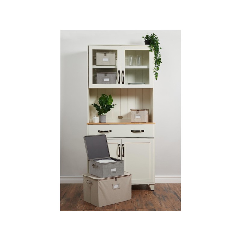 Covermates Keepsakes Dish Storage Box - Stackable, Reinforced Handles, China