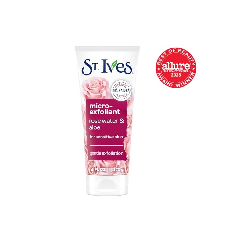 St Ives Exfoliante facial suave y suavizante, 170 g