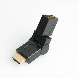 SlimHDMI HDMI A Male Plug to HDMI A Female Socket 360 Degree Swivel Adapter