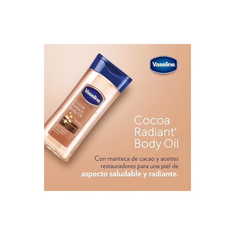 Vaseline - Aceite Corporal en Gel Cocoa Radiant (200 ml),