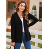 Womens Casual Open Front Long Sleeve Cardigan Lightweight Soft Knit