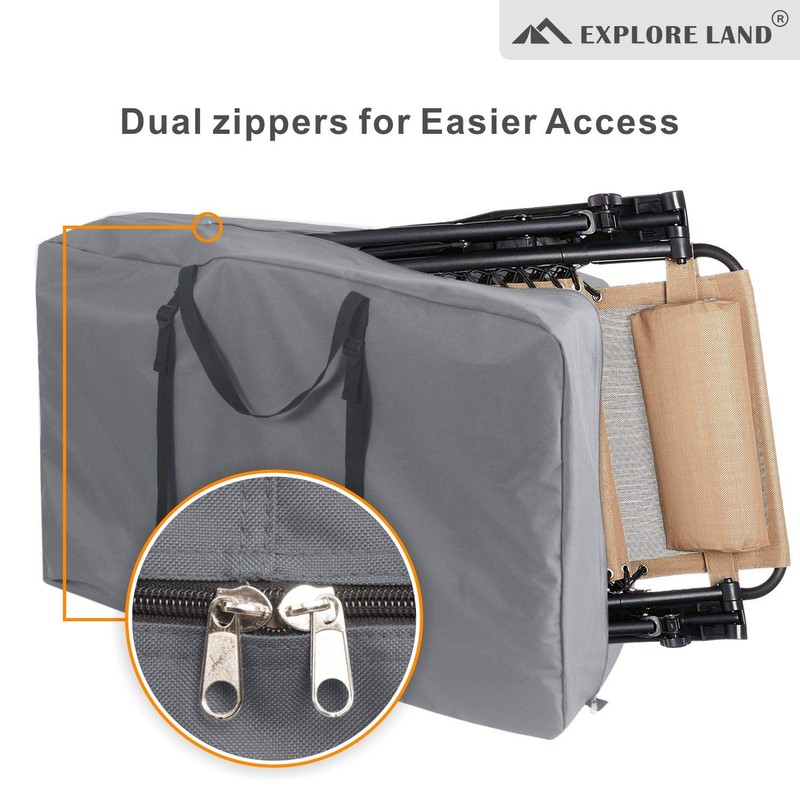 Explore Land Heavy Duty Chair Storage Bag for Folding Longue