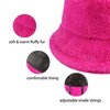 Fur Hat Fuzzy Bucket Hat Winter Hats for Women Girls