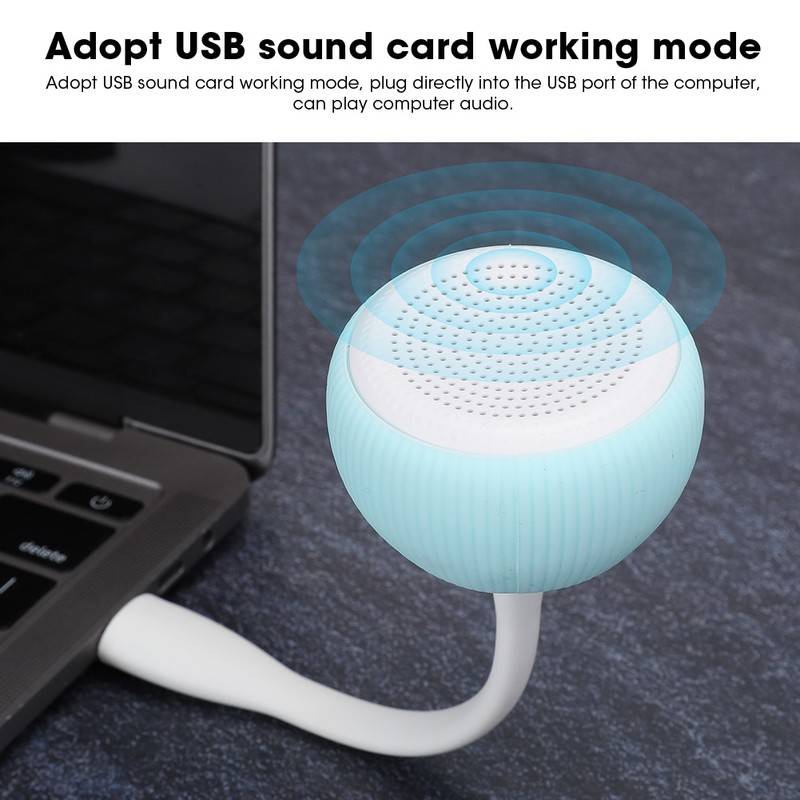Portable Directly Plug In Computer Speakers Loudspeaker Box Flexible Connecting