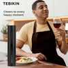 Electric Wine Opener Set TEBIKIN Automatic Wine Bottle Openers Cordless