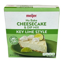 Meijer key Lime Style No Bake Cheesecake & Dip Mix 4.72 oz