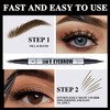 MOTIBACK 2-in-1 Dual-Ended Eyebrow Pen - Waterproof Microblading Brow Pencil