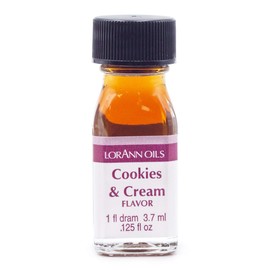 LorAnn Cookies & Cream SS Flavor, 1 dram bottle (.0125 fl oz - 3.7ml - 1 teaspoon)