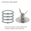 for Oster Blender Replacement Parts Blender Ice Blade with Four