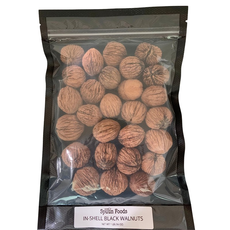 Spuun Foods Eastern Black Walnuts In Shell 1 Pound
