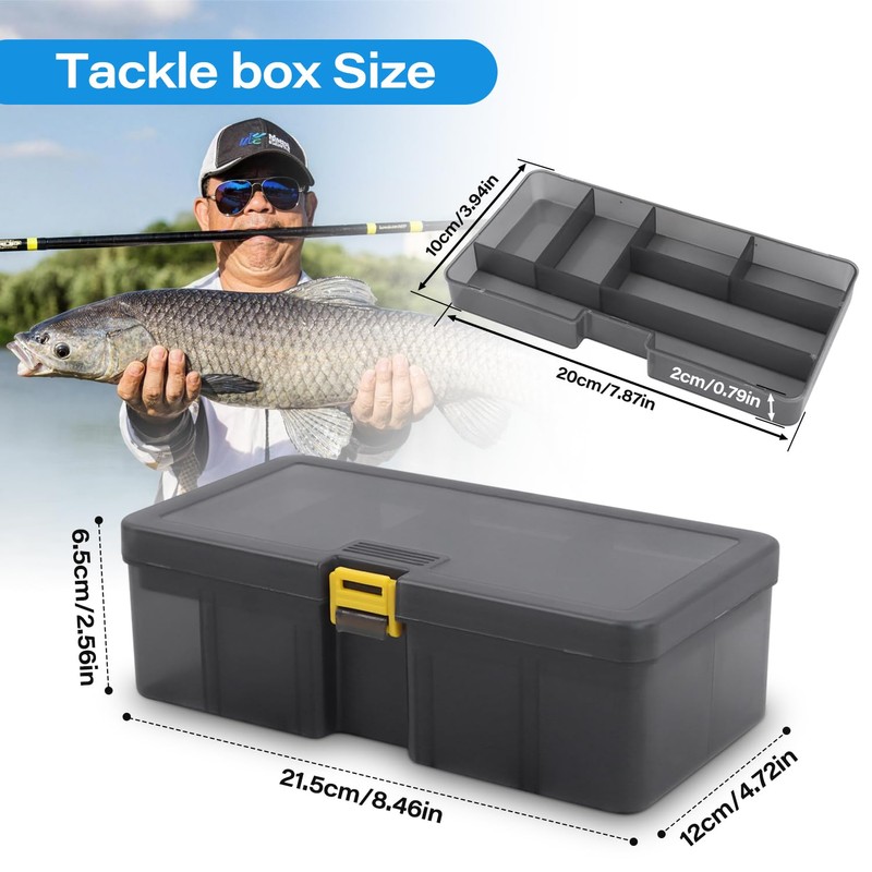 Fishing Tackle Box with Fishing Lures,Fishing Gifts for Men