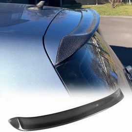 Carbon Fiber Roof Spoiler for Volkswagen VW Golf 6 VI MK6 Base 2010-2013 Rear Window Lip Visor Wind Spoiler Wing(Carbon Fiber)