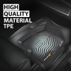 G-PLUS Floor Mats 3pcs Compatible with Chevy Silverado GMC Sierra
