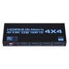 4K @ 60Hz HDMI Matrix Switch 4x4, EDID, 4 in