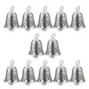 Sewroro Vintage Tin Bells Tibetan Silver Bells Antique Bell Pendants