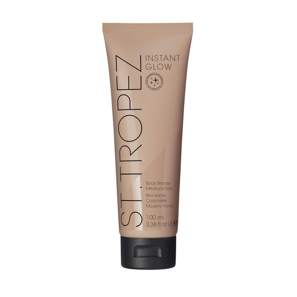 St.Tropez Self Tan Instant Glow, Medium/Dark Shade, Smudge-Proof Body Makeup,