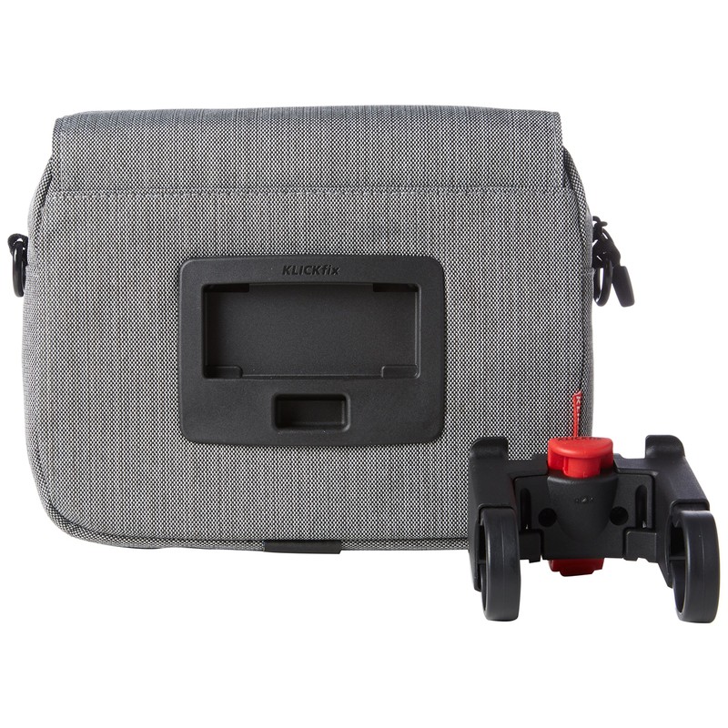 KLICKfix Rixen und Kaul Smartbag Touch – Handlebar Bag, gray,