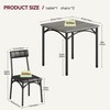 GAOMON Dining Table Set for 2, Kitchen Table with Upholstered