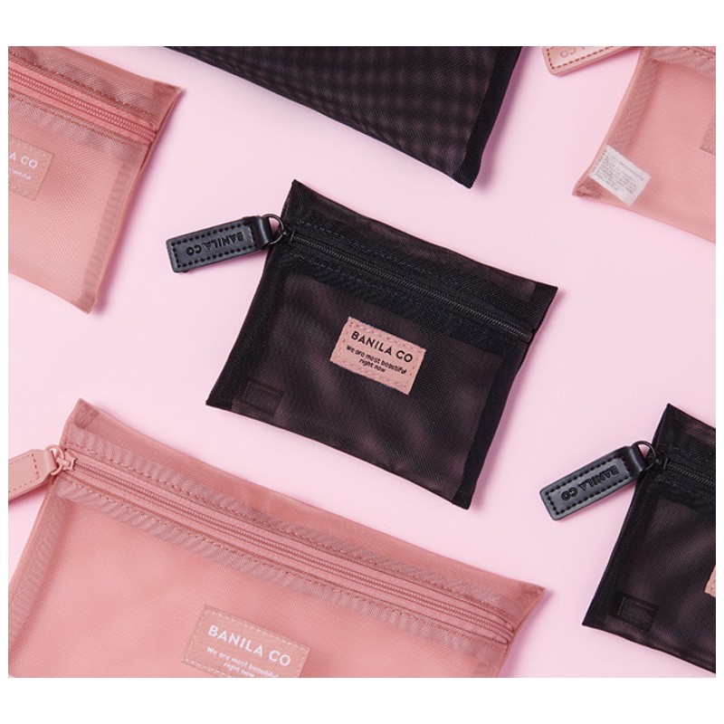 바닐라코 메쉬 파우치 2종 세트 Banila Co. Mesh Pouch 2-Piece