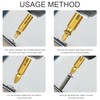 0XBIT Screw Extractor, 6 Pieces Left Extractor Set, Screw Extractor,