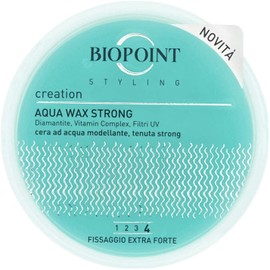 BIOPOINT jar Wax sculptor aqua strong 100 ml. - hair gel