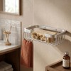 Cocoarm Jaboneras para Baño Acero Inoxidable, Jabonera para Regadera Soporte
