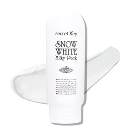 Secret Key Snow White Whitening Milky Pack Mask For Face And Body, 4 Ounce