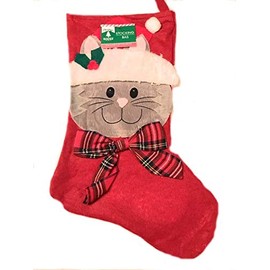 Christmas House Cat Stocking 18"